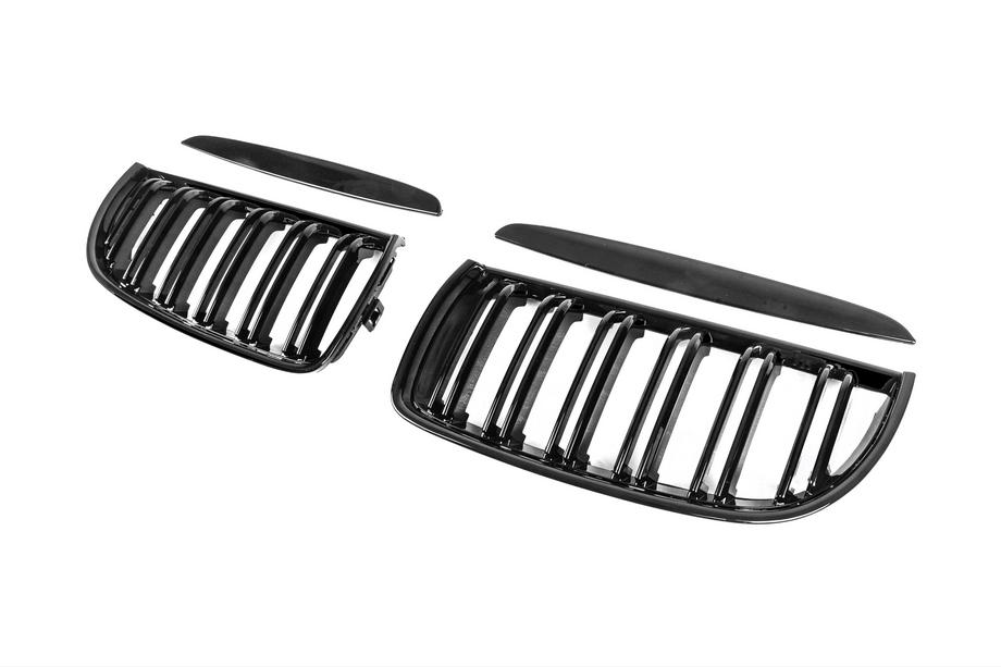 BMW 3 Series E90/E91 2005-2011 Nerki M-Look (do E-90/91, 2005-2008, Czarny Połysk) Zdjęcia 10