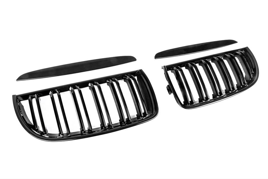 BMW 3 Series E90/E91 2005-2011 Nerki M-Look (do E-90/91, 2005-2008, Czarny Połysk) Zdjęcia 11