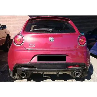 Dyfuzor Tylny DPT (Czarny Połysk) Alfa Romeo MiTo 2008-2018 zdjęcia 2