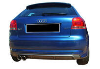 Audi A3 2003-2012 Dyfuzor Tylny DPT (2005-2008, Coupe, Czarny Połysk) zdjęcia 2