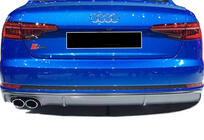 Audi A4 B9 2015-2024 Dyfuzor tylny DPT (2015-2019, czarny połysk) zdjęcia 2