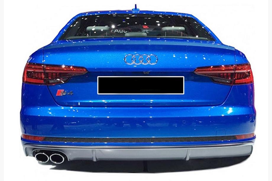 Audi A4 B9 2015-2024 Dyfuzor tylny DPT (2015-2019, czarny połysk) Image