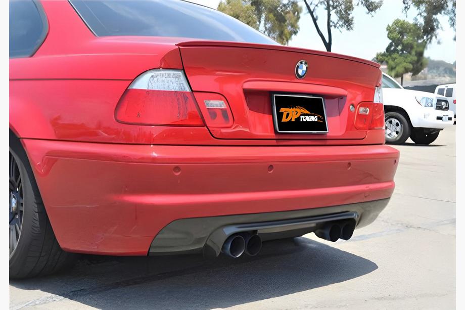 BMW 3 Series E46 1998-2006 Dyfuzor Tylny DPT (2001-2006, Czarny Połysk) Image