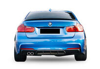 BMW 3 Series F30/F31 2012-2019 Dyfuzor Tylny DPT V-5 (do M-Performance, Czarny Połysk) zdjęcia 1