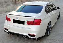 BMW 3 Series F30/F31 2012-2019 Dyfuzor Tylny DPT V-1 (do M3, Czarny Połysk) zdjęcia 2