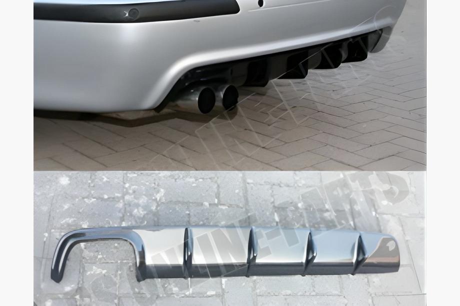 BMW 5 Series E39 1996-2003 Dyfuzor Tylny DPT (do M-Technic, Czarny Połysk) Image