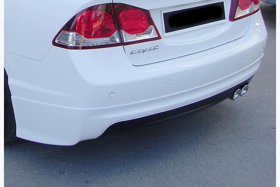 Honda Civic Sedan VIII 2006-2011 Tylny Dyfuzor DPT V-1 (Czarny Połysk) Zdjęcia 1