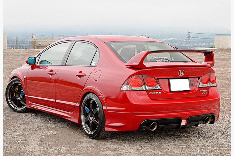 Honda Civic Sedan VIII 2006-2011 Tylny Dyfuzor DPT V-3 (Do Lakierowania) Zdjęcia 2