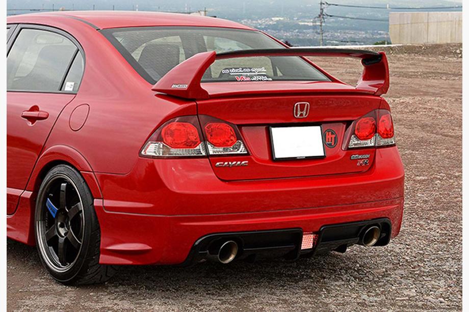 Honda Civic Sedan VIII 2006-2011 Tylny Dyfuzor DPT V-3 (Do Lakierowania) Zdjęcia 1