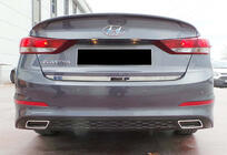 Hyundai Elantra (AD) 2015-2020 Tylny Dyfuzor DPT V-1 (Czarny Połysk) zdjęcia 3