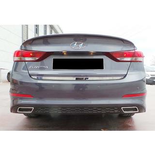 Tylny Dyfuzor DPT V-1 (Czarny Połysk) Hyundai Elantra (AD) 2015-2020 zdjęcia 3