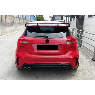 Dyfuzor Tylny DPT (2012-2015, do Brabus, Czarny Połysk) Mercedes A-сlass W176 2012-2018 zdjęcia 3