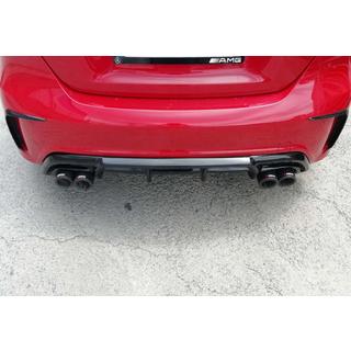 Dyfuzor Tylny DPT (2012-2015, do Brabus, Czarny Połysk) Mercedes A-сlass W176 2012-2018 zdjęcia 1