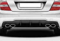 Mercedes C-class W204 2007-2015 Dyfuzor Tylny DPT (2011-2014, do AMG SD, Czarny Połysk) zdjęcia 1