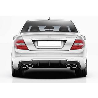 Dyfuzor Tylny DPT (2011-2014, do AMG SD, Czarny Połysk) Mercedes C-class W204 2007-2015 zdjęcia 3