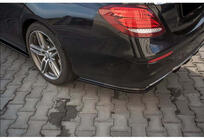 Mercedes E-class W213 2016-2023 Tylny Dyfuzor FLAP DPT (Czarny Połysk) zdjęcia 1