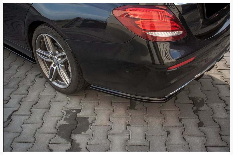 Mercedes E-class W213 2016-2023 Tylny Dyfuzor FLAP DPT (Czarny Połysk) Image