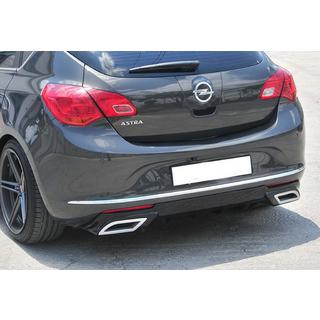 Tylny Dyfuzor DPT V1 (2012-2015, HB, Czarny Połysk) Opel Astra J 2009-2015 zdjęcia 3