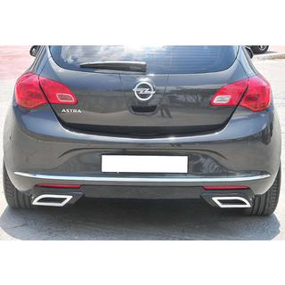 Tylny Dyfuzor DPT V1 (2012-2015, HB, Czarny Połysk) Opel Astra J 2009-2015 zdjęcia 1