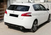 Peugeot 308 2014-2021 Dyfuzor Tylny DPT (HB, Czarny Połysk) zdjęcia 4