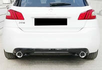 Peugeot 308 2014-2021 Dyfuzor Tylny DPT (HB, Czarny Połysk) zdjęcia 6