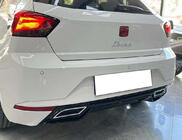 Seat Ibiza 2017- Dyfuzor Tylny DPT V-3 (Czarny Polysk) zdjęcia 1