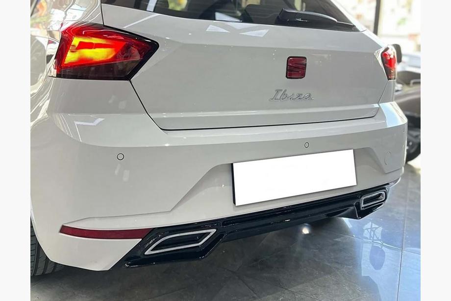 Seat Ibiza 2017- Dyfuzor Tylny DPT V-3 (Czarny Polysk) Image