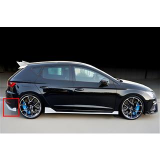 Dyfuzor Tylny DPT V-2 (2013-2016, Czarny Połysk) Seat Leon 2013-2020
