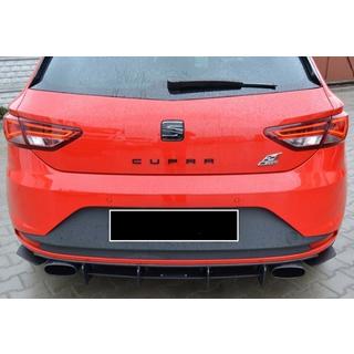 Dyfuzor Tylny DPT V-6 (2013-2016, Czarny Połysk) Seat Leon 2013-2020 zdjęcia 3