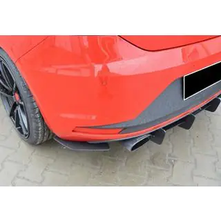 Dyfuzor Tylny DPT V-6 (2013-2016, Czarny Połysk) zdjęcia 4