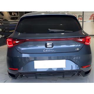 Tylny Dyfuzor DPT V-1 (Czarny Połysk) Seat Leon 2020-