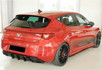 Seat Leon 2020- Dyfuzor Tylny DPT V-2 (Czarny Połysk) zdjęcia 3