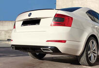 Skoda Octavia III A7 2013-2019 Dyfuzor tylny DPT V-4 (LB, czarny połysk) zdjęcia 2