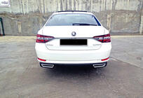 Skoda Superb 2015-2024 Dyfuzor Tylny DPT V-2 (Czarny Połysk) zdjęcia 7