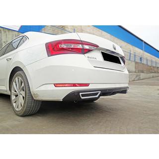 Dyfuzor Tylny DPT V-2 (Czarny Połysk) Skoda Superb 2015-2024 zdjęcia 3