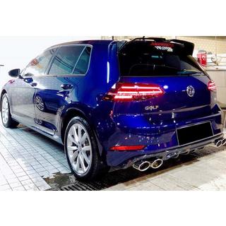 Dyfuzor Tylny DPT V-1 (2017-2019, Czarny Połysk) Volkswagen Golf 7/E-Golf 2012-2020 zdjęcia 1