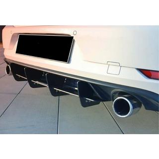 Dyfuzor Tylny DPT V-2 (do GTI, 2017-2019, Czarny Mat) Volkswagen Golf 7/E-Golf 2012-2020 zdjęcia 1