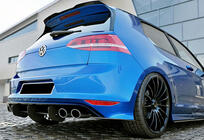 Volkswagen Golf 7/E-Golf 2012-2020 Dyfuzor Tylny DPT V-4 (do R / R-Line, 2012-2019, Czarny Mat) zdjęcia 2