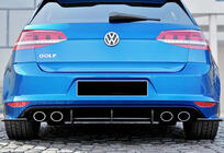 Volkswagen Golf 7/E-Golf 2012-2020 Dyfuzor Tylny DPT V-4 (do R / R-Line, 2012-2019, Czarny Mat) zdjęcia 4
