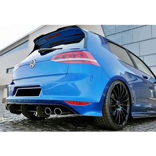 Dyfuzor Tylny DPT V-4 (do R / R-Line, 2012-2019, Czarny Mat) Volkswagen Golf 7/E-Golf 2012-2020 zdjęcia 2