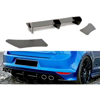 Dyfuzor Tylny DPT V-4 (do R / R-Line, 2012-2019, Czarny Mat) Volkswagen Golf 7/E-Golf 2012-2020 zdjęcia 1