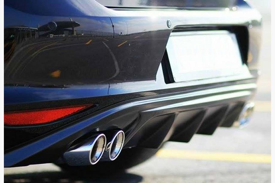 Volkswagen Golf 7/E-Golf 2012-2020 Dyfuzor Tylny DPT V-6 (2012-2017, Czarny Połysk) Image