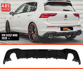 Volkswagen Golf 8 2019- Dyfuzor Tylny DPT V-1 (Czarny Polysk) zdjęcia 1