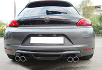 Volkswagen Scirocco 2008-2017 Dyfuzor Tylny DPT V-1 (2008-2013, Czarny Połysk) zdjęcia 1