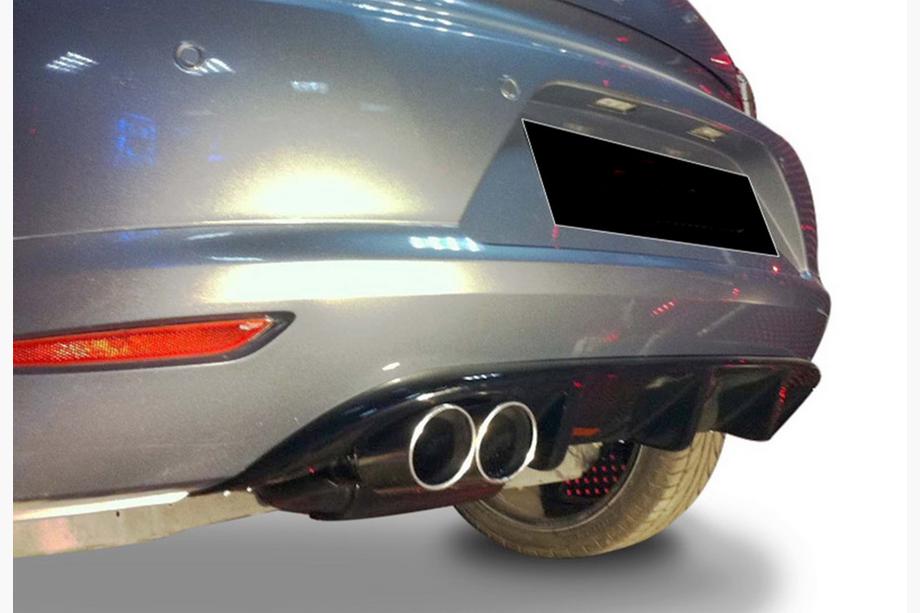 Volkswagen Scirocco 2008-2017 Dyfuzor Tylny DPT V-3 (2008-2013, Czarny Połysk) Image