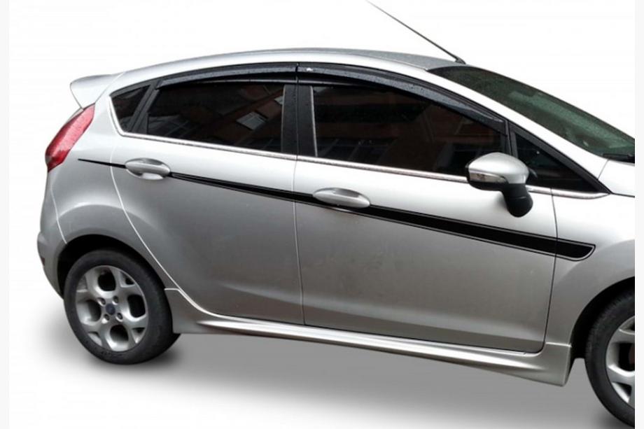 Ford Fiesta 2008-2017 Progi Boczne DPT V-1 (HB, do lakierowania) Zdjęcia 1