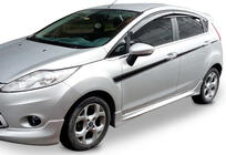 Ford Fiesta 2008-2017 Progi Boczne DPT V-2 (HB, Czarny Połysk) zdjęcia 2