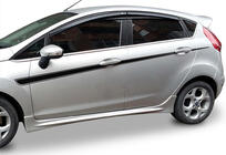 Ford Fiesta 2008-2017 Progi Boczne DPT V-2 (HB, Czarny Połysk) zdjęcia 1