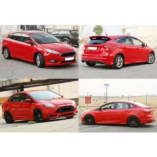Progi Boczne DPT (SD, 2015-2017, Czarny Połysk) Ford Focus III 2011-2017 zdjęcia 1