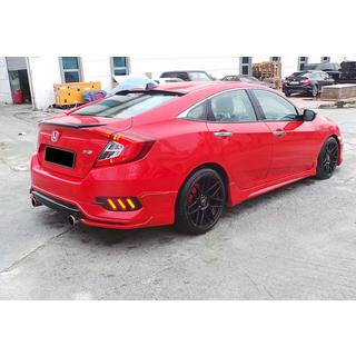 Progi Boczne DPT V-3 (Zagruntowane do Malowania) Honda Civic Sedan X 2016-2021 zdjęcia 2